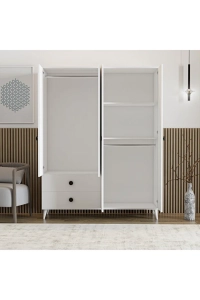 PureOpal Gardırop – 4 Kapak + 2 Çekmece